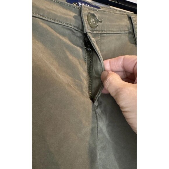 Nautica Women’s Green Tencel Ankle Trouser Pants Sz 4 NEW - Picture 4 of 16